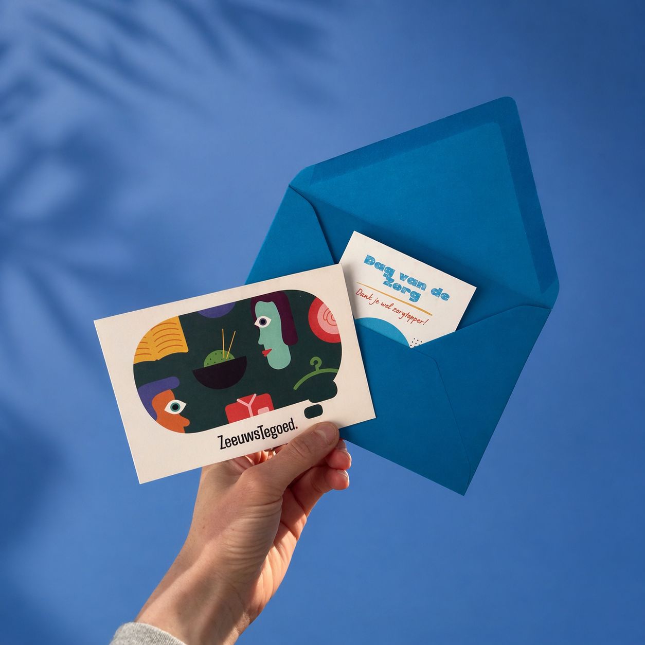 Envelop donkerblauw